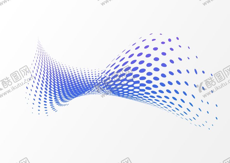 编号：96926310142239509001【酷图网】源文件下载-科技点线渐变波纹素材