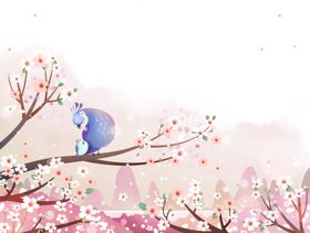 简约创意小清新手绘插画海报
