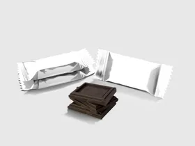 食品包装样机logo材质自然高端