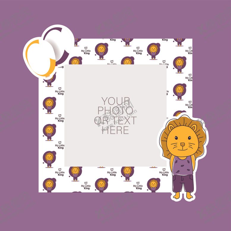 编号：20591609122057028693【酷图网】源文件下载-卡通动物卡片