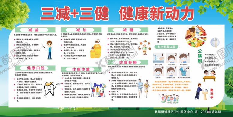 编号：52668304050721006929【酷图网】源文件下载-三减三健健康活动宣传