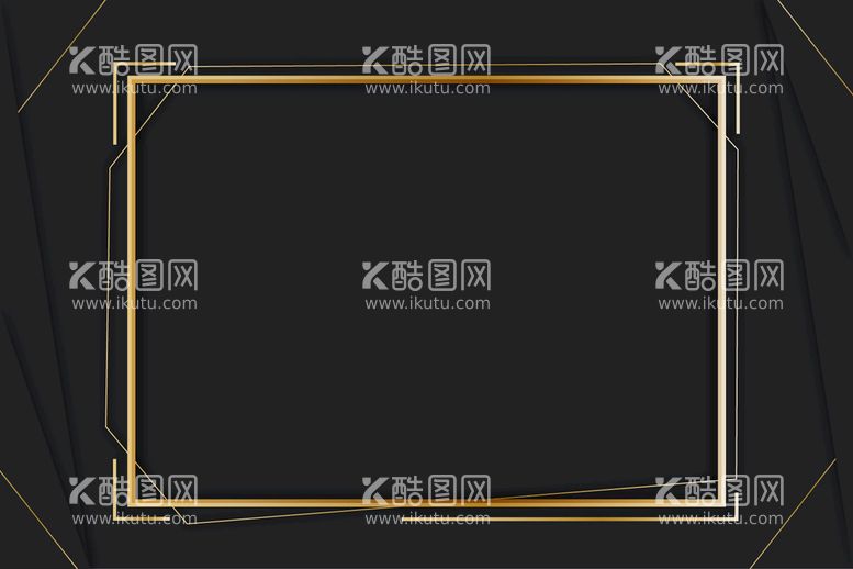 编号：87341411161948223025【酷图网】源文件下载-金色花纹黑色背景