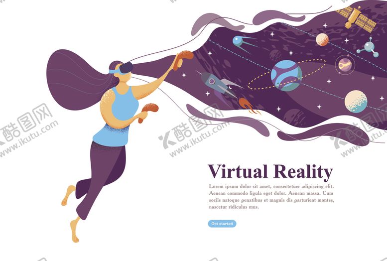 编号：82653806280717088787【酷图网】源文件下载-具有VR概念的网页