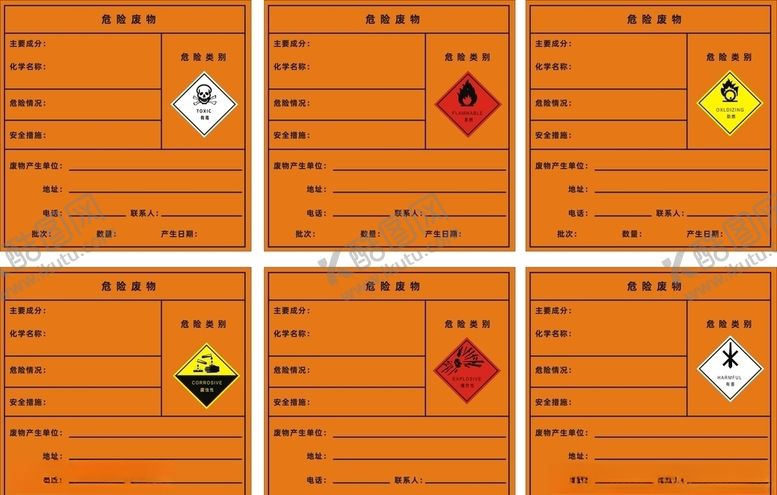 编号：80793305150133084383【酷图网】源文件下载-危险废物