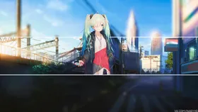 动漫壁纸场景少女图片