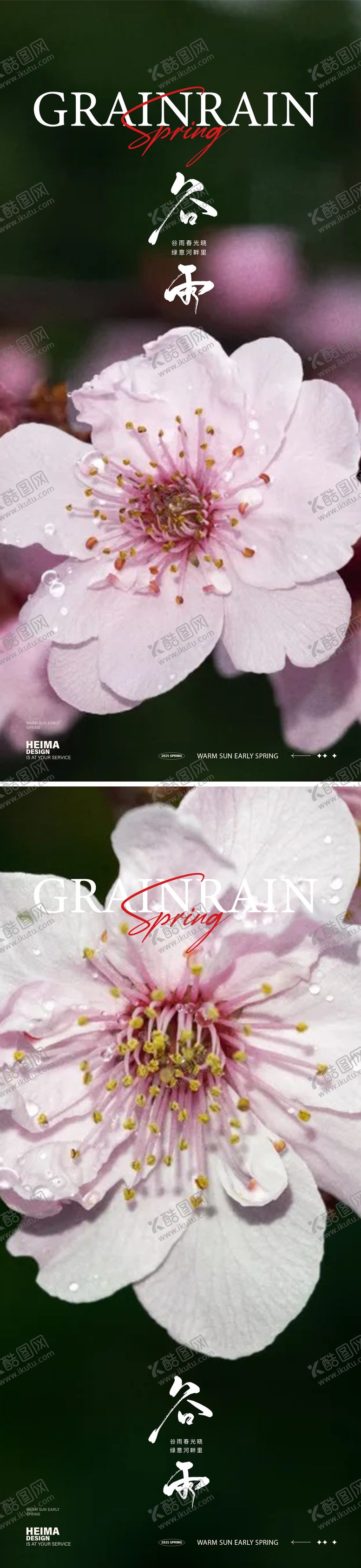 编号：66912703290213132322【酷图网】源文件下载-谷雨节气海报