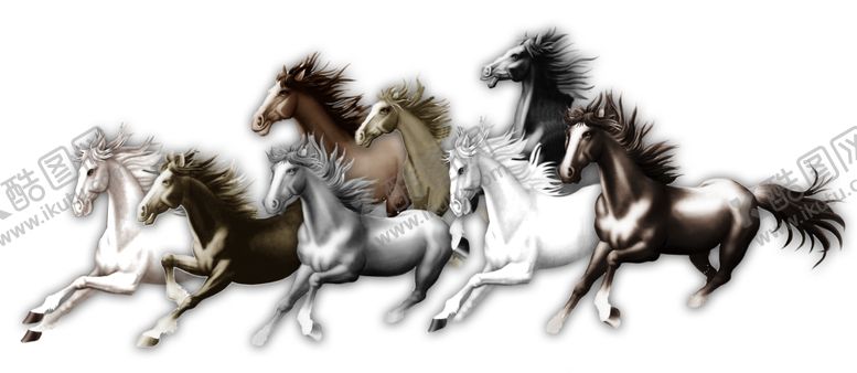 编号：38916007080024442685【酷图网】源文件下载-八骏图