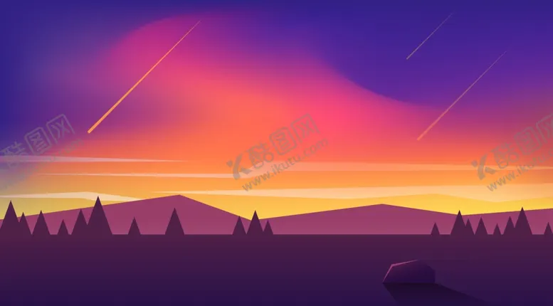 编号：91970611282217212966【酷图网】源文件下载-风景插画图片