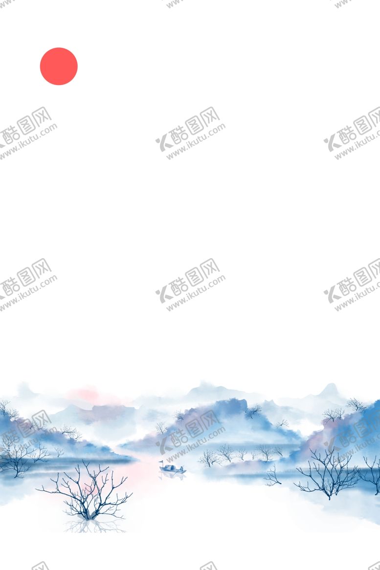 编号：28629510310118476360【酷图网】源文件下载-水墨海报素材毛笔画素材墨迹