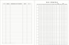每日工资结算表