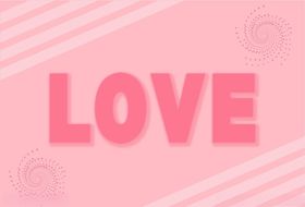 黑白love无缝背景