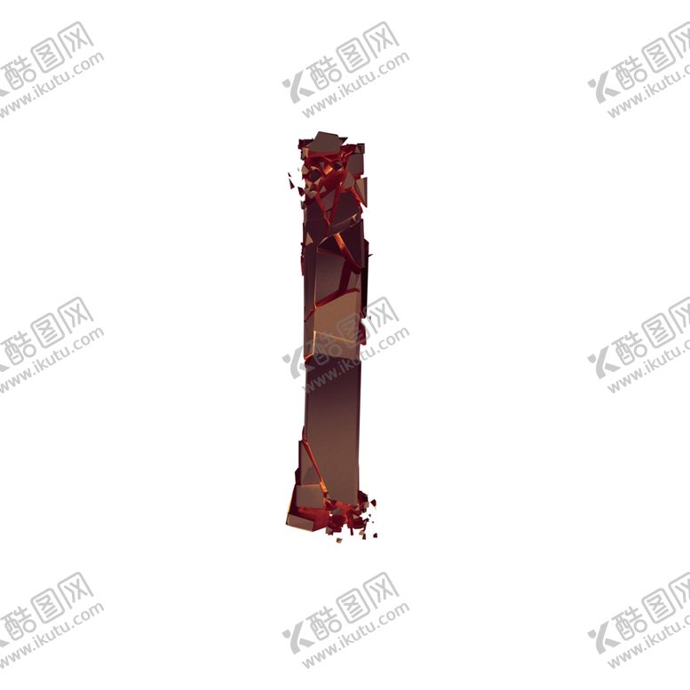 编号：86687310122102578641【酷图网】源文件下载-破碎字体