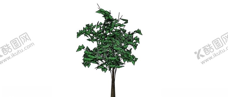 编号：46709509281521572033【酷图网】源文件下载-树木skp模型