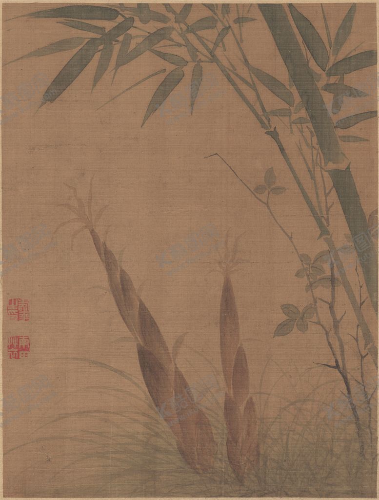 编号：44915307020749132828【酷图网】源文件下载-清代恽寿平花草绘画