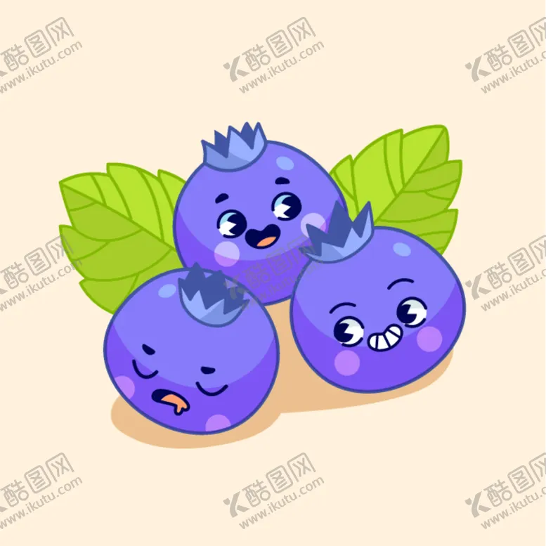 编号：26819912091232562068【酷图网】源文件下载-卡通蓝莓