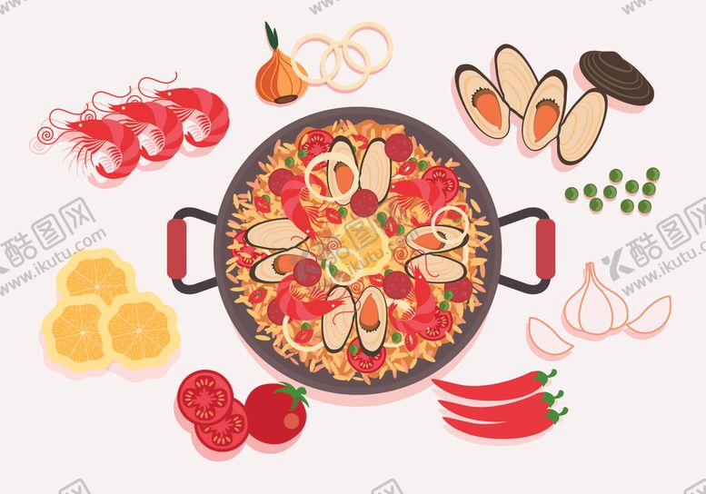 编号：25028209280406484062【酷图网】源文件下载-手绘餐饮美食