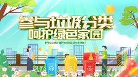 参与垃圾分类呵护绿色家园
