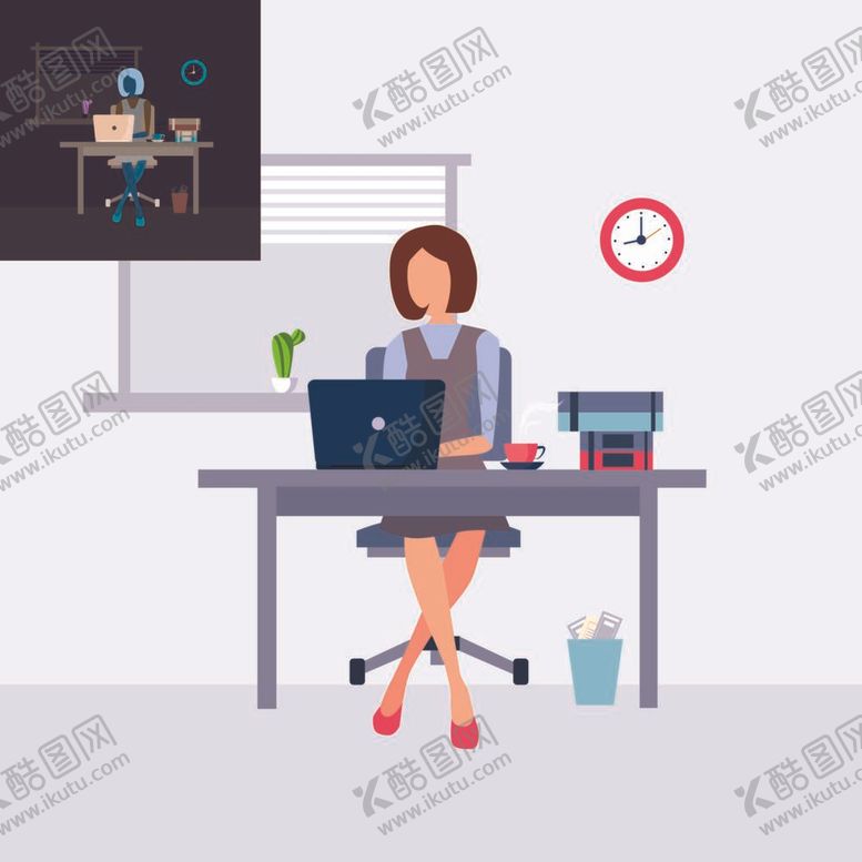编号：49540611232003484618【酷图网】源文件下载-女性插画人物