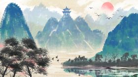 水墨插画