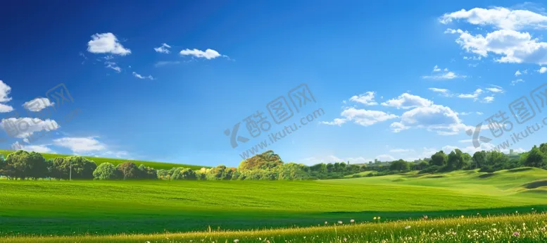 编号：83162803070304172031【酷图网】源文件下载-蓝天草地