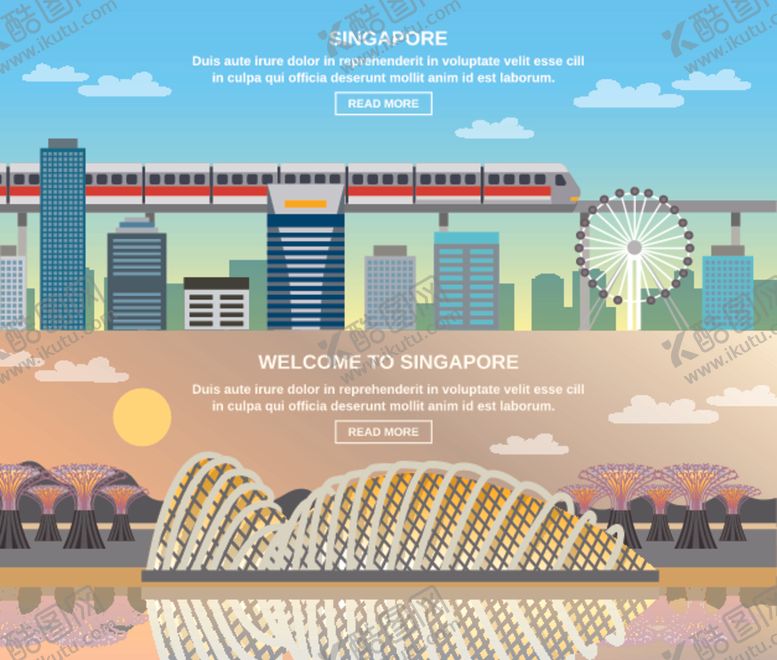 编号：91606610131650042120【酷图网】源文件下载-城市插画