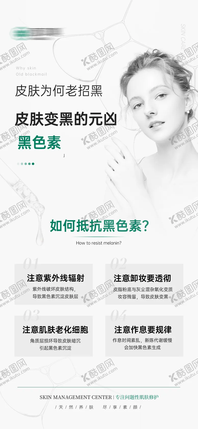 编号：72861402071426353397【酷图网】源文件下载-医美美业护肤品科普海报
