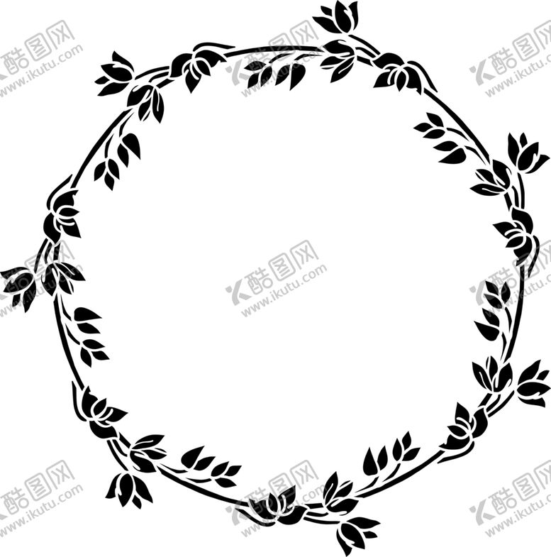 编号：14529705152204019792【酷图网】源文件下载-圆形花环