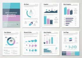 多样商务图表设计模板