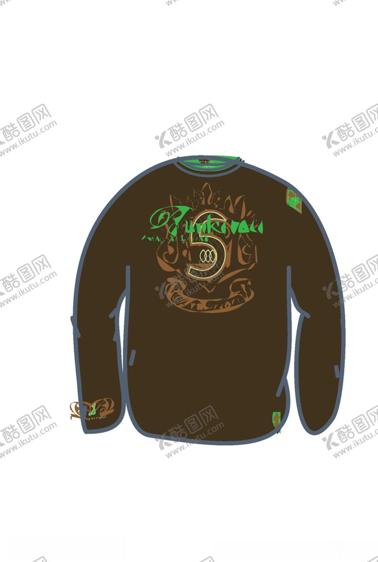 编号：75420010291001104033【酷图网】源文件下载-潮流服装图案