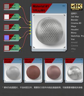 4K超清金属材质贴图