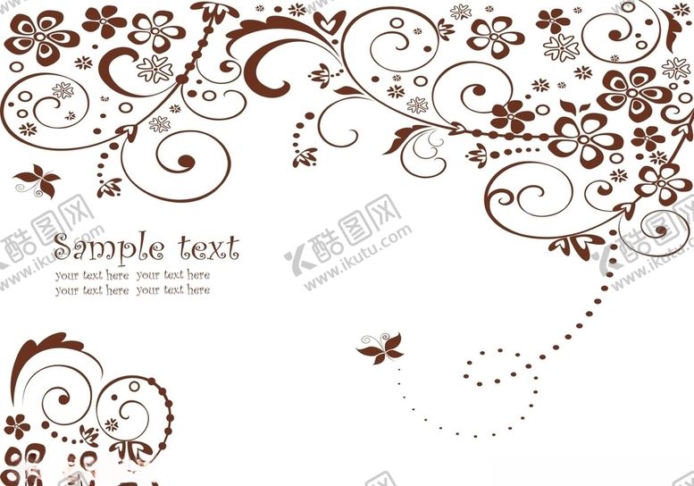 编号：56616209300638398975【酷图网】源文件下载-花卉图案