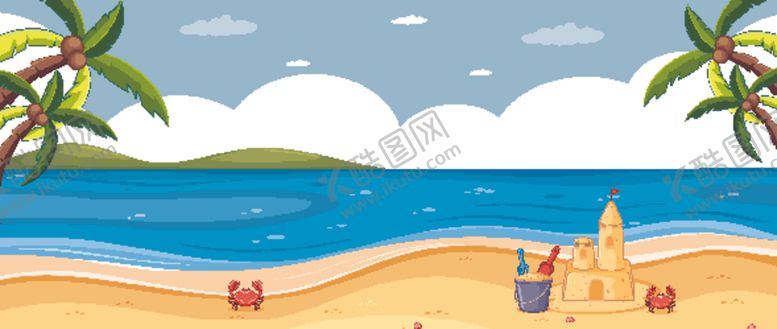 编号：57737106181404382118【酷图网】源文件下载-卡通夏天背景