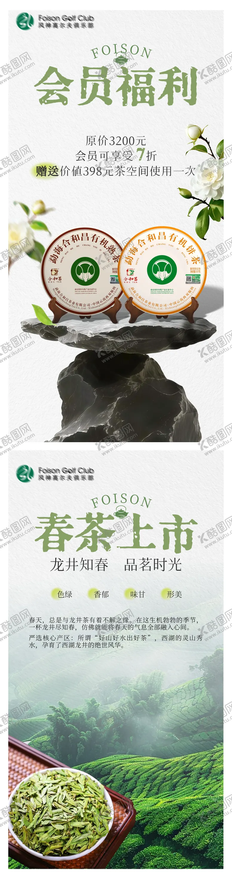 编号：28703503291630336851【酷图网】源文件下载-春茶龙井宣传海报