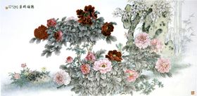 中式古典花鸟工笔画