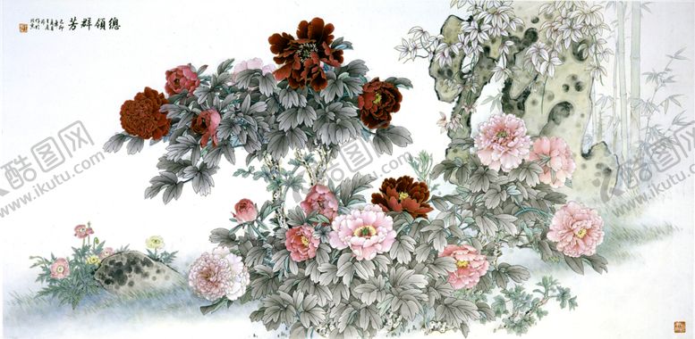 编号：70206005092129511922【酷图网】源文件下载-中式古典花鸟工笔画