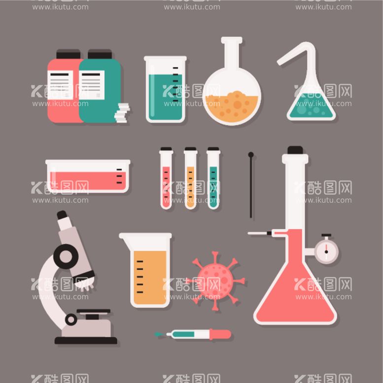 编号：30921212231627195809【酷图网】源文件下载-实验器材 