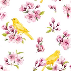 小花 小鸟
