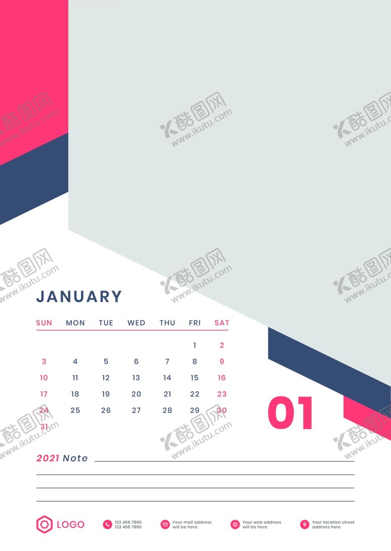 编号：90632406261758263486【酷图网】源文件下载-2021年日历