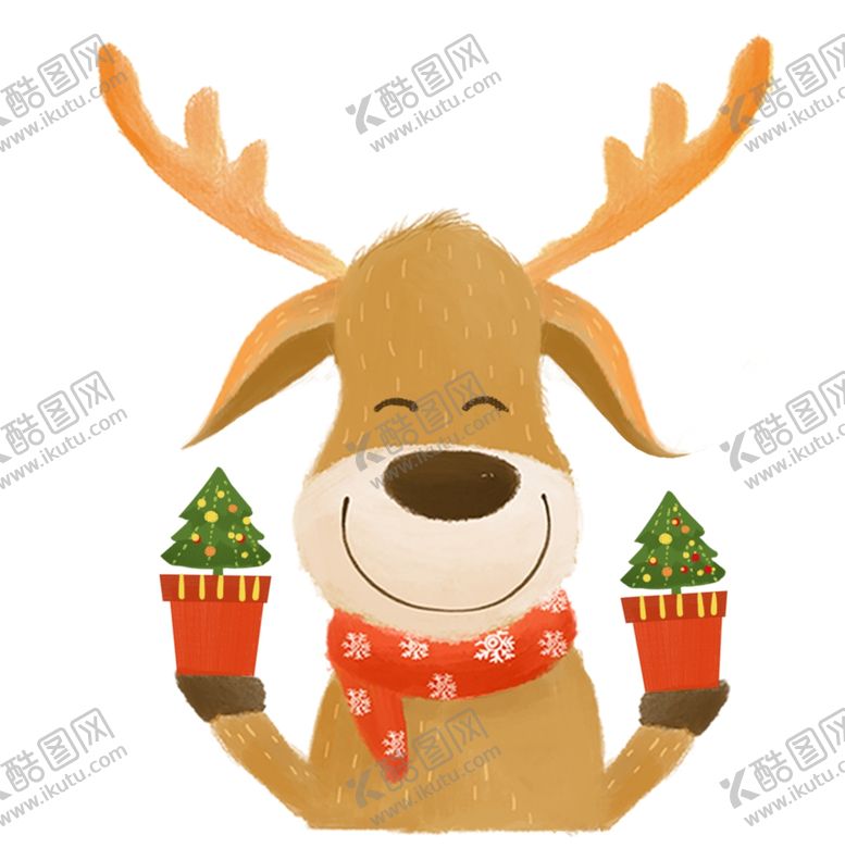 编号：68207709281050407176【酷图网】源文件下载-卡通鹿