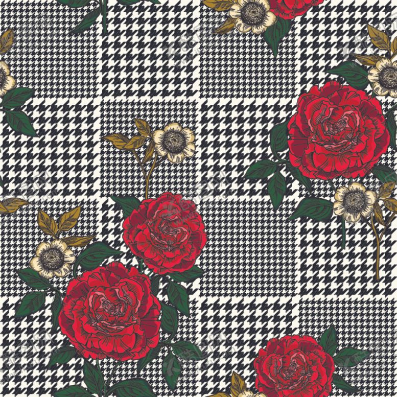 编号：86761809231054537247【酷图网】源文件下载-叶子花卉无缝图案