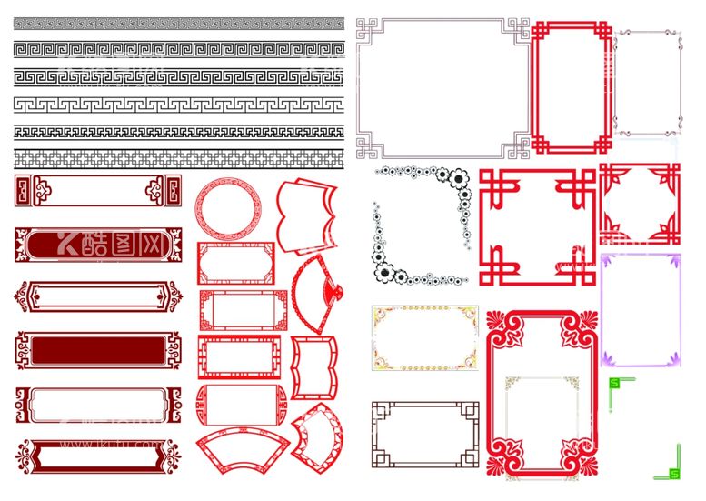 编号：85273211250849091727【酷图网】源文件下载-中式花纹边框