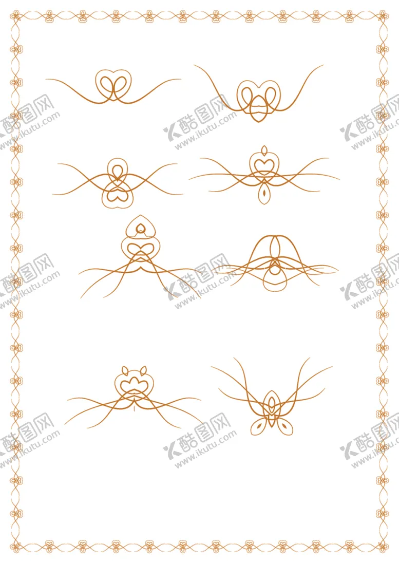 编号：13338502171154281936【酷图网】源文件下载-欧式边框证书框底纹装饰图案
