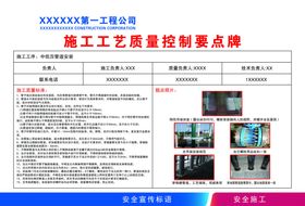施工工艺质量控制要点牌