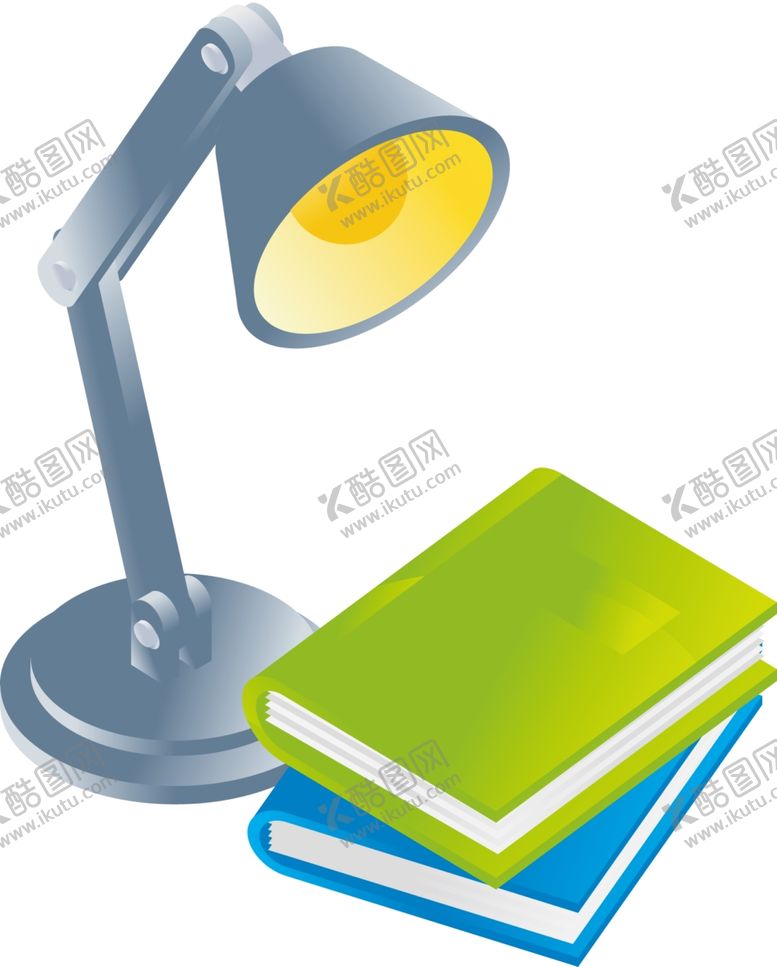 编号：95960509250820228508【酷图网】源文件下载-台灯笔记本