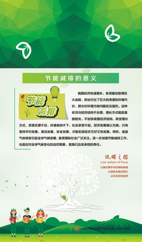 绿水青山节能增效展板