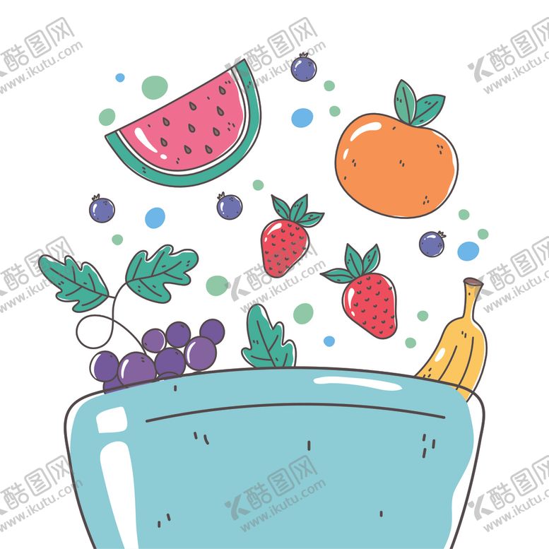 编号：59445306281656069114【酷图网】源文件下载-手绘水果