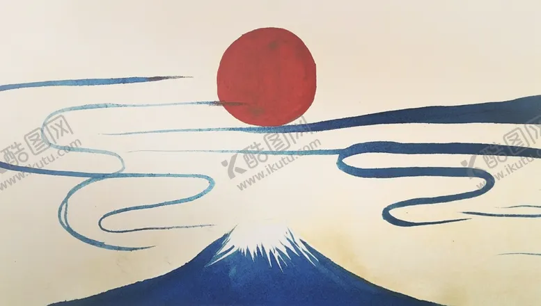 编号：91345404280831346517【酷图网】源文件下载-浮世绘背景插画图片