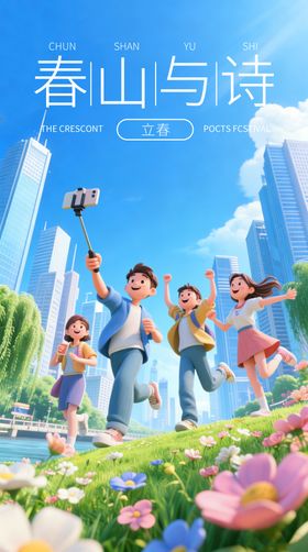 立春节气营销海报