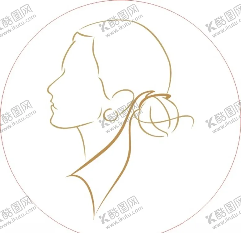 编号：58075004061047425510【酷图网】源文件下载-美女勾线图