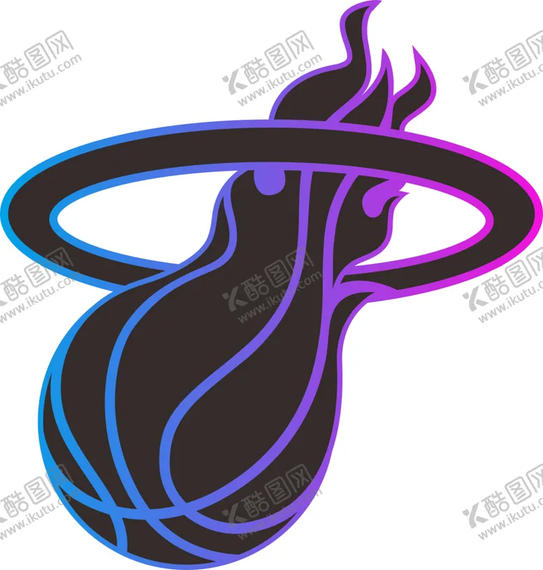 编号：83182605021236318499【酷图网】源文件下载-热火队logo